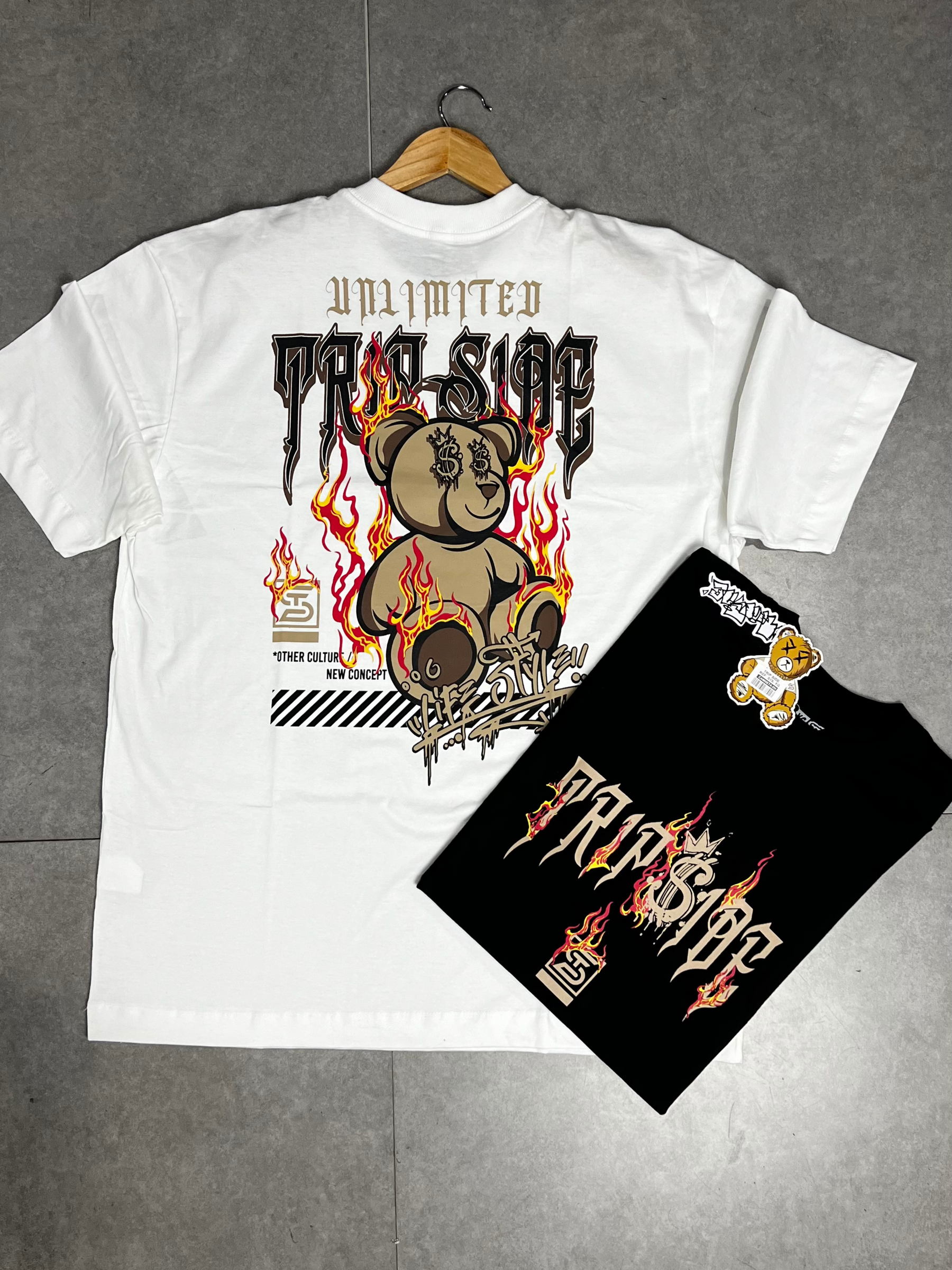 OVERSIZED TRIP URSO FLAMEJANTE