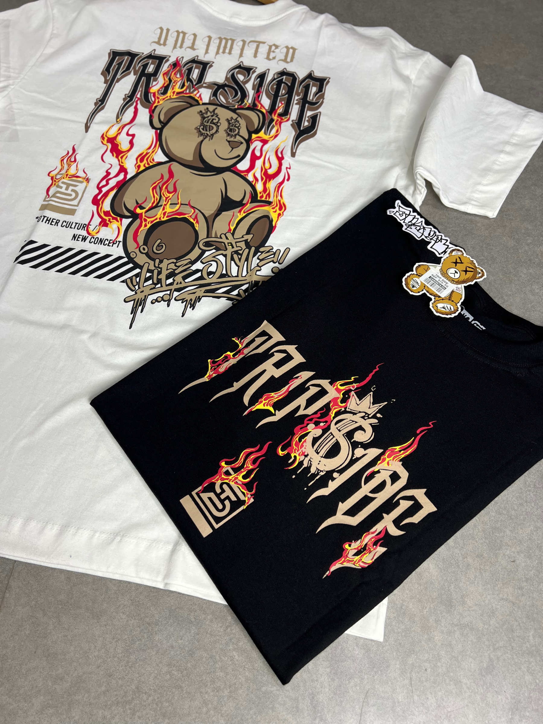 OVERSIZED TRIP URSO FLAMEJANTE