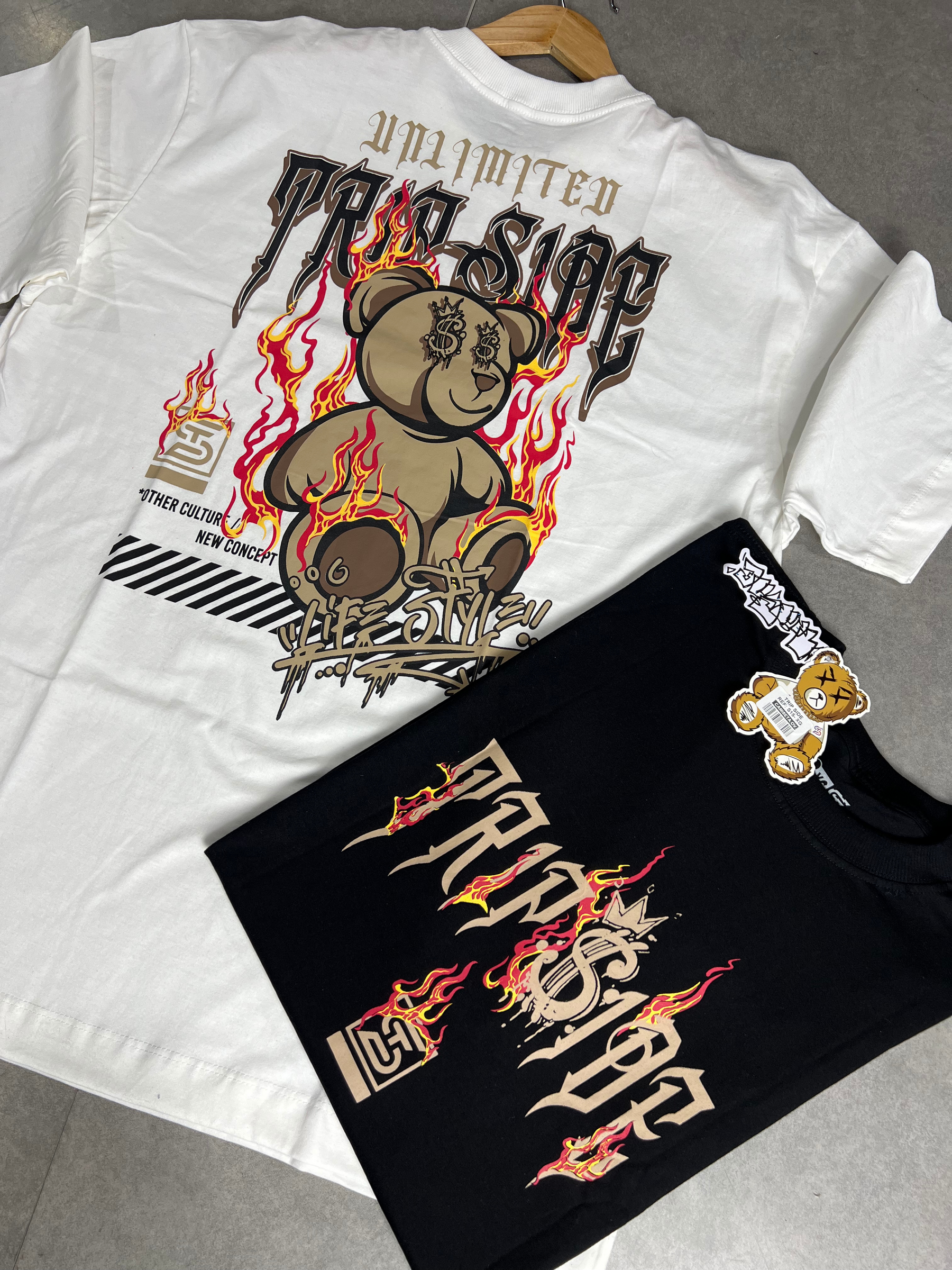 OVERSIZED TRIP URSO FLAMEJANTE