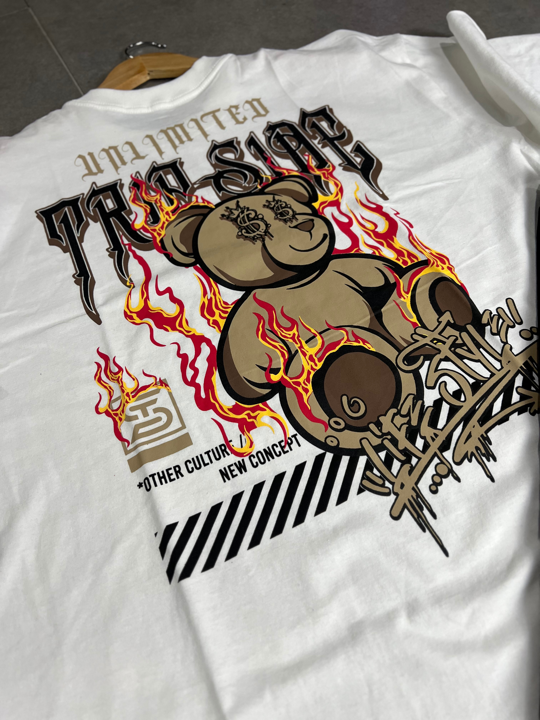 OVERSIZED TRIP URSO FLAMEJANTE