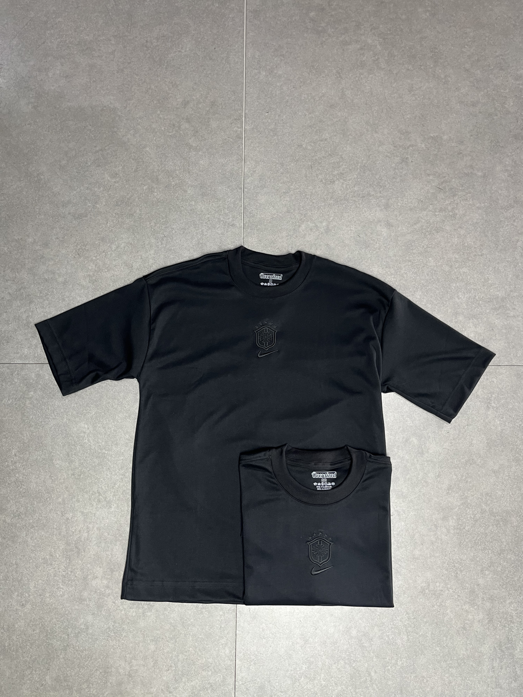 CAMISA OVERSIZED PRETA SELEÇÃO BRASILEIRA