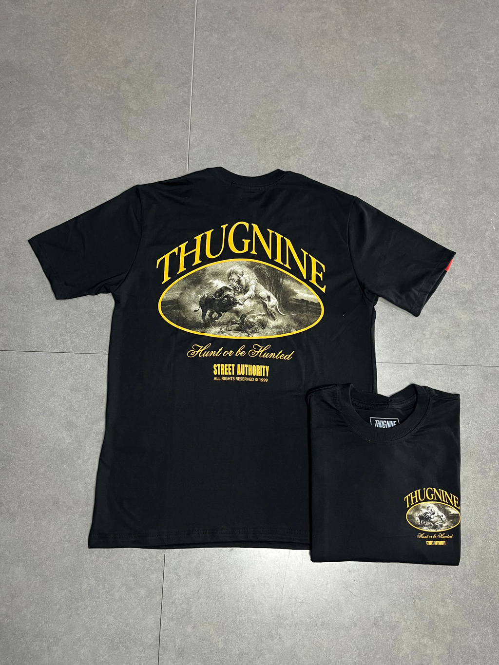 CAMISETA THUG NINE LION