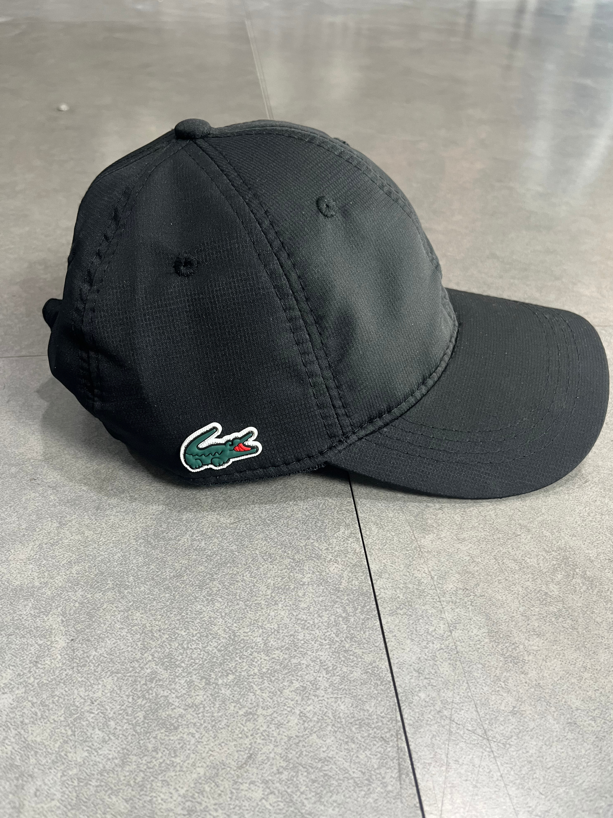 BONÉ FITA LACOSTE BLACK