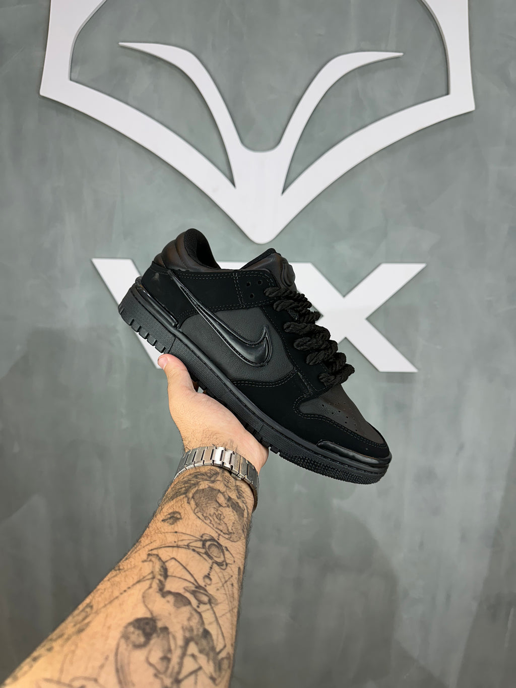TENIS NIKE DUNK LOW ALL BLACK