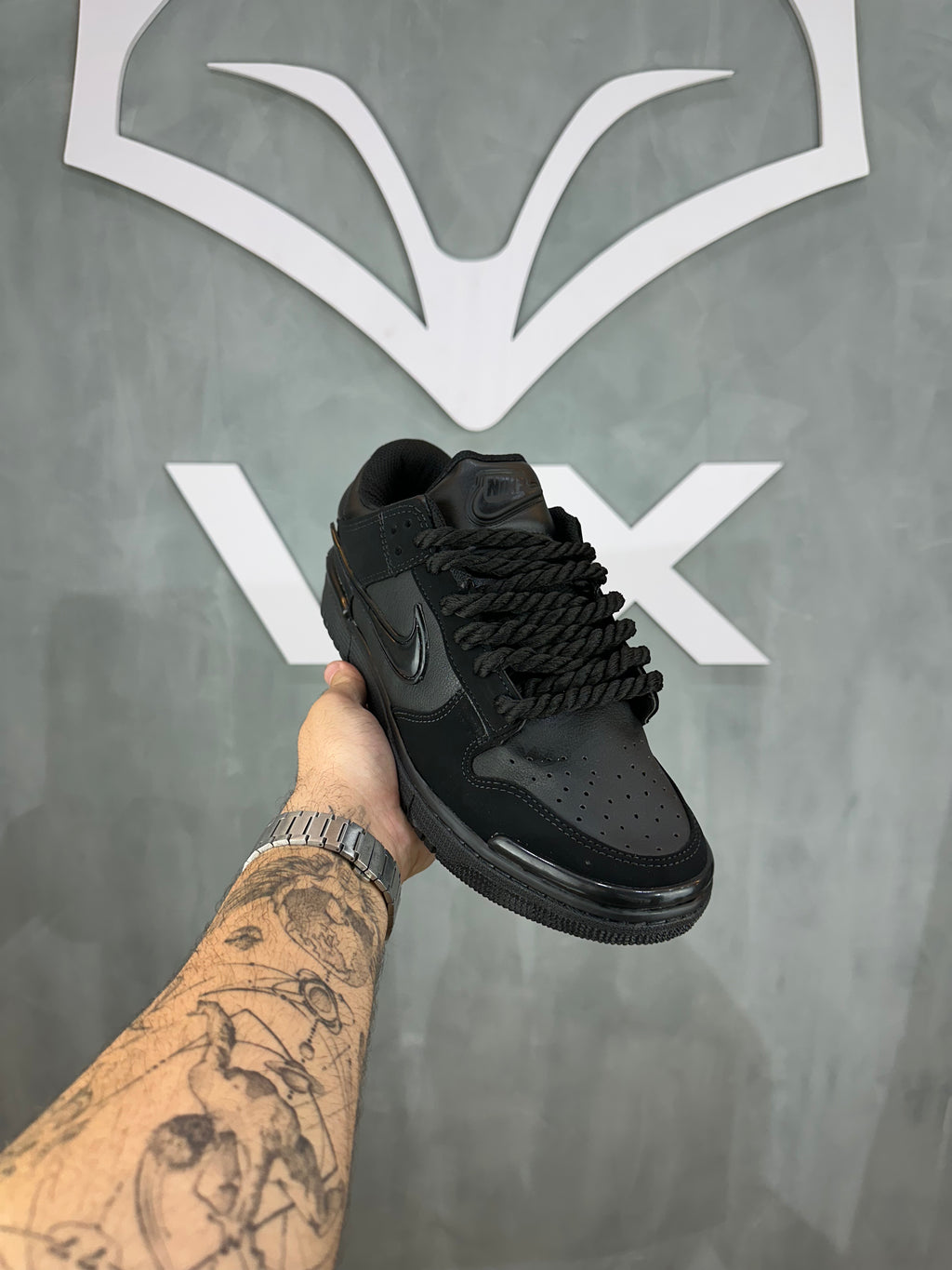 TENIS NIKE DUNK LOW ALL BLACK
