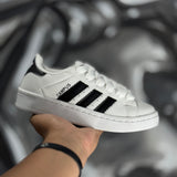 TÊNIS CAMPUS BRANCO/PRETO