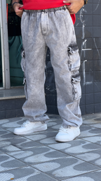 CALÇA CARGO 4 BOLSOS ESTONADA CLARA