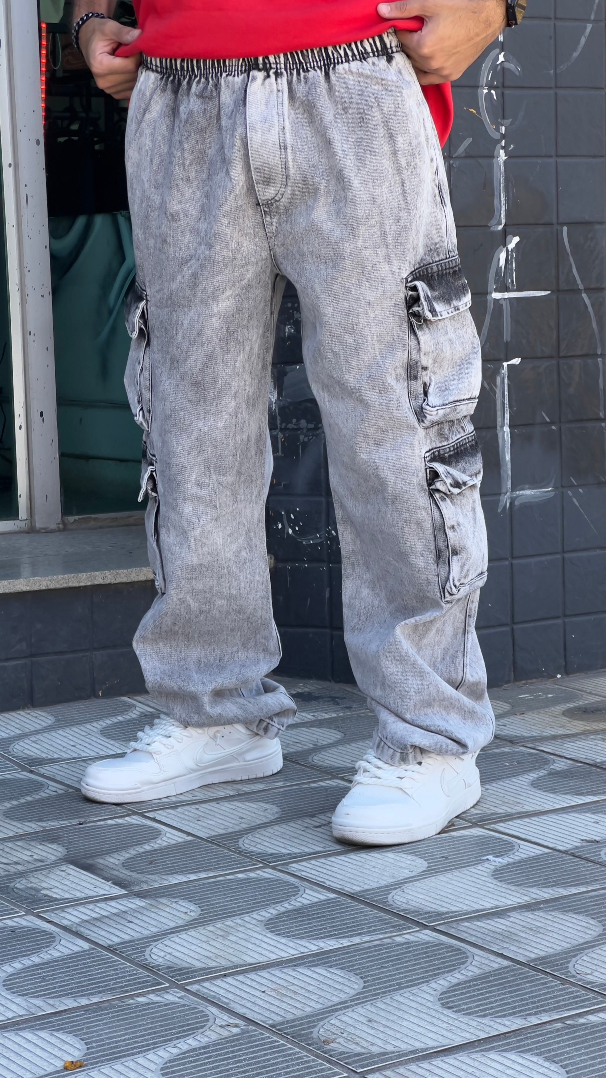 CALÇA CARGO 4 BOLSOS ESTONADA CLARA