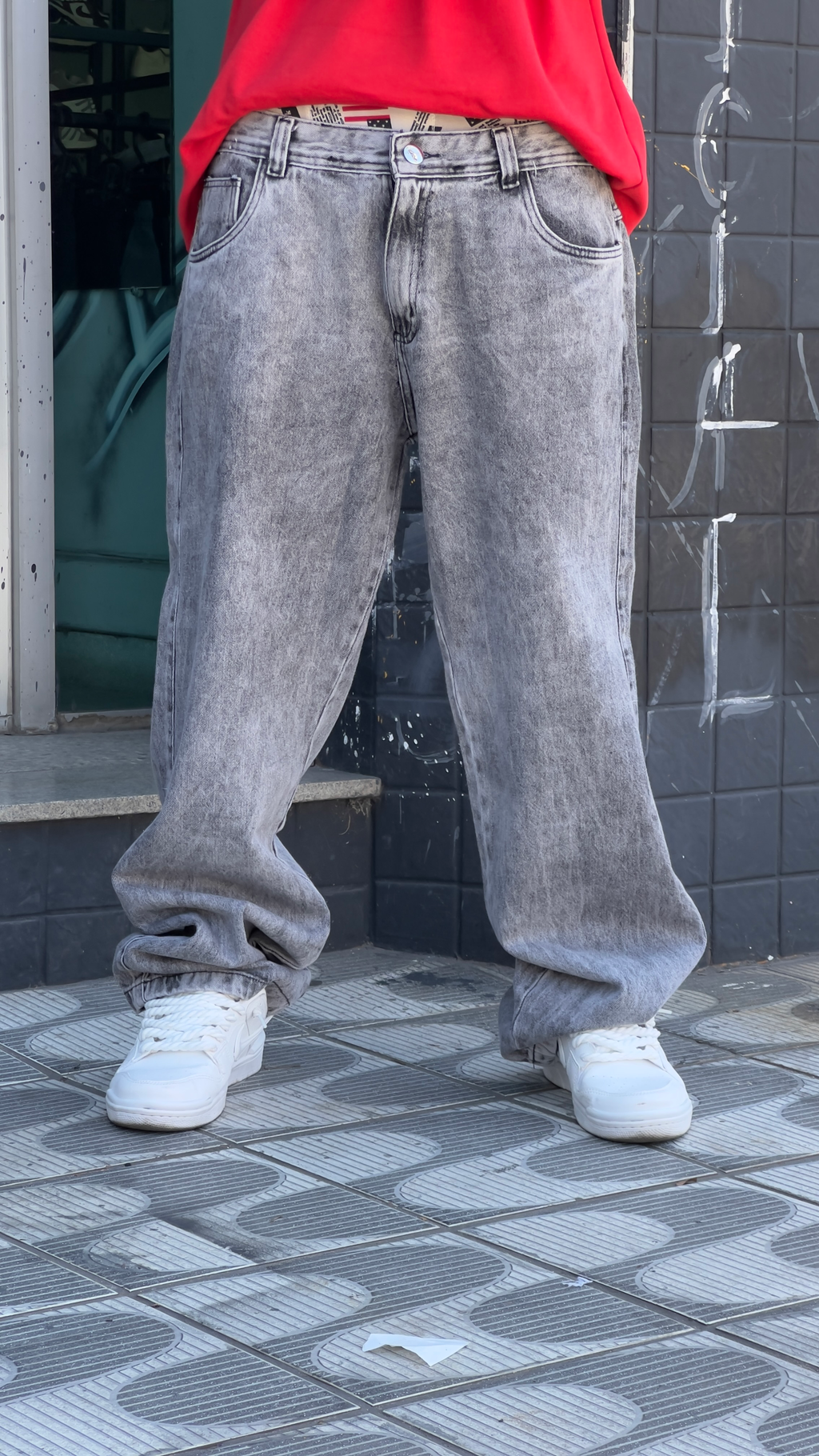 CALÇA BAGGY ESTONADA CLARA