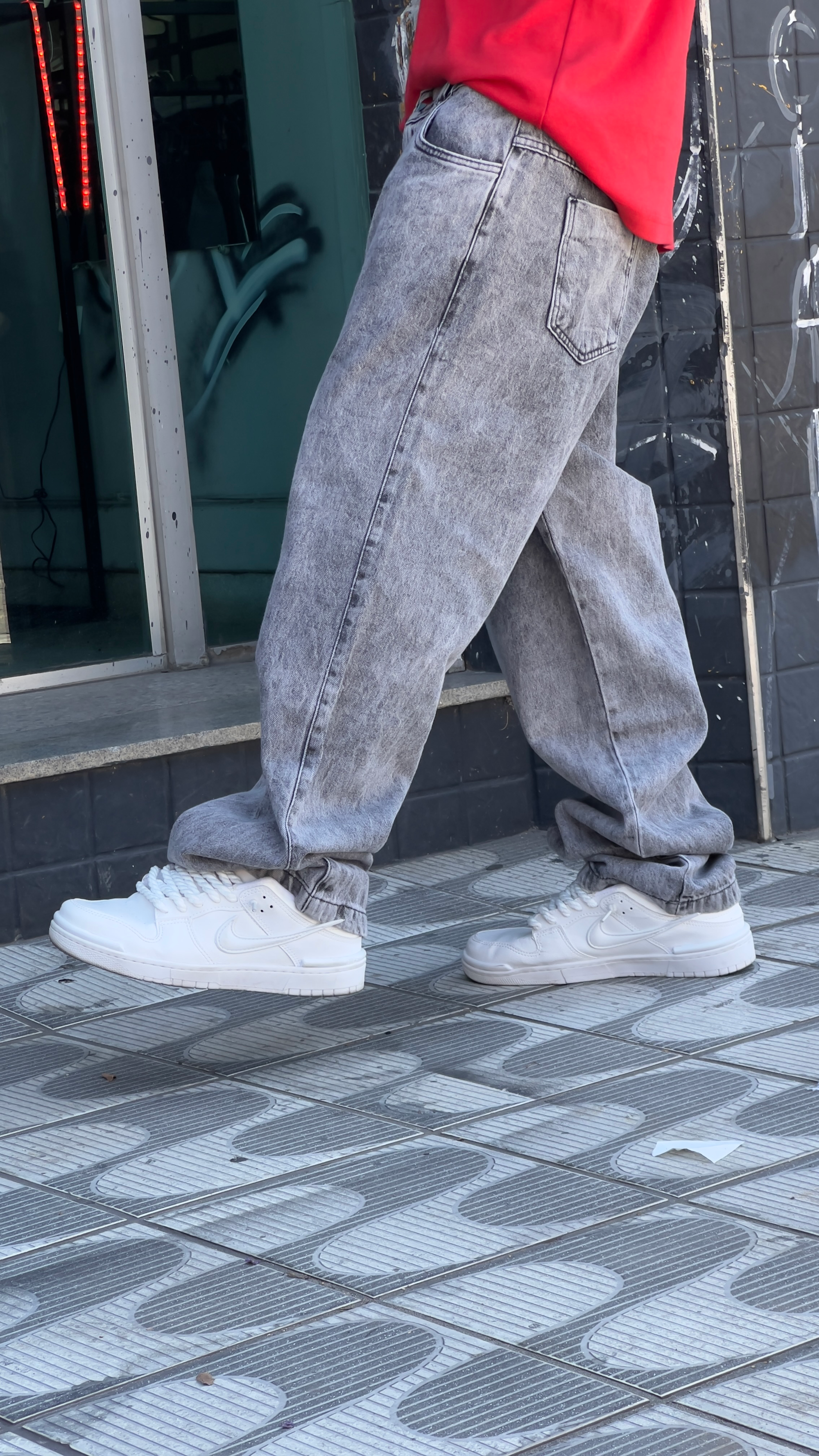 CALÇA BAGGY ESTONADA CLARA